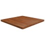 Square table top made of dark brown oak wood, 90x90x4cm by , Table tops - Ref: Foro24-343079, Price: 177,33 €, Discount: %