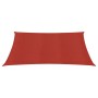 Red HDPE sail shade 160 g/m² 2.5x2.5 m by , Umbrellas - Ref: Foro24-311603, Price: 22,99 €, Discount: %