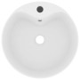 Lavabo lujo con rebosadero cerámica blanco mate 36x13 cm de vidaXL, Lavabos - Ref: Foro24-147031, Precio: 72,65 €, Descuento: %