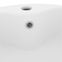 Lavabo lujo con rebosadero cerámica blanco mate 36x13 cm de vidaXL, Lavabos - Ref: Foro24-147031, Precio: 72,65 €, Descuento: %