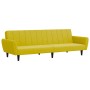 2-seater sofa bed with yellow velvet ottoman by , Sofas - Ref: Foro24-3216254, Price: 302,05 €, Discount: %