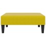 Sofá cama de 2 plazas con taburete terciopelo amarillo de , Sofás - Ref: Foro24-3216254, Precio: 302,05 €, Descuento: %