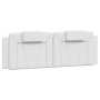 Cama con colchón cuero sintético blanco 160x200 cm de , Camas y somieres - Ref: Foro24-3208804, Precio: 494,41 €, Descuento: %