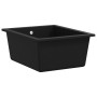 Kitchen sink with black granite overflow by vidaXL, Sinks - Ref: Foro24-147073, Price: 150,37 €, Discount: %