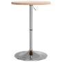 Solid oak high table Ø50x90.5 cm by , Kitchen and dining tables - Ref: Foro24-3270621, Price: 89,72 €, Discount: %