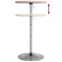 Solid oak high table Ø50x90.5 cm by , Kitchen and dining tables - Ref: Foro24-3270621, Price: 89,72 €, Discount: %