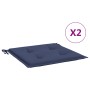 Cushions for pallet furniture 2 units navy blue fabric 40x40x3 cm by , Cushions for chairs and sofas - Ref: Foro24-378358, Pr...