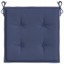 Kissen für Palettenmöbel 2 Stück Stoff Marineblau 40x40x3 cm von , Kissen für Stühle und Sofas - Ref: Foro24-378358, Preis: 2...