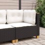 Gartenecksofa mit schwarzen Kissen aus synthetischem Rattan von , Outdoor-Sofas - Ref: Foro24-365902, Preis: 97,78 €, Rabatt: %