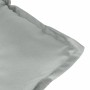 Cushions for high-back chair, 2 units, light gray melange fabric. by , Cushions for chairs and sofas - Ref: Foro24-4002346, P...