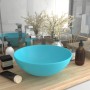 Light green ceramic round bathroom sink by vidaXL, Sinks - Ref: Foro24-146980, Price: 45,69 €, Discount: %