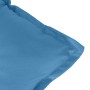 Low back chair cushions 4 units blue melange fabric 100x50x7 cm by , Cushions for chairs and sofas - Ref: Foro24-4002392, Pri...