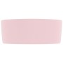 Luxury round matte pink ceramic washbasin 40x15 cm by vidaXL, Sinks - Ref: Foro24-147010, Price: 76,28 €, Discount: %