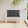 Gartenbankkissen, 2 Stück, anthrazit melierter Stoff, 100x50x7 cm. von , Kissen für Stühle und Sofas - Ref: Foro24-4002585, P...