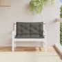 Garden bench cushions 2 units dark gray melange fabric 100x50x7 cm by , Cushions for chairs and sofas - Ref: Foro24-4002587, ...