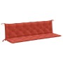 Kissen für Gartenbank 2 Stück Stoff Rot Melange 200x50x7 cm von , Kissen für Stühle und Sofas - Ref: Foro24-4002636, Preis: 7...