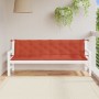 Kissen für Gartenbank 2 Stück Stoff Rot Melange 200x50x7 cm von , Kissen für Stühle und Sofas - Ref: Foro24-4002636, Preis: 7...