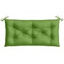 Cushions for garden bench 2 units green melange fabric 100x50x7 cm by , Cushions for chairs and sofas - Ref: Foro24-4002591, ...