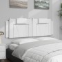 Cabecero de cama acolchado cuero sintético blanco 160 cm de , Cabeceros y pies de cama - Ref: Foro24-374798, Precio: 54,99 €,...