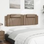 Padded headboard in synthetic cappuccino leather, 180 cm. by , Headboards and footboards - Ref: Foro24-374808, Price: 57,45 €...