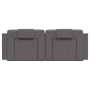 Cabecero de cama acolchado cuero sintético gris 140 cm de , Cabeceros y pies de cama - Ref: Foro24-374793, Precio: 46,36 €, D...