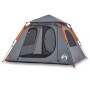 Iglu-Zelt für 4 Personen, schnelles Öffnen, grau/orange. von , Zelte - Ref: Foro24-4004145, Preis: 121,58 €, Rabatt: %