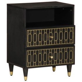 Solid mango wood bedside table 50x33x60 cm by , Nightstands - Ref: Foro24-358330, Price: 92,99 €, Discount: %