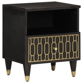 Solid mango wood bedside table 40x33x46 cm by , Nightstands - Ref: Foro24-358326, Price: 62,48 €, Discount: %