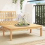 Mesa de jardín madera maciza de acacia 100x60x30 cm de , Sofás de exterior - Ref: Foro24-365851, Precio: 80,99 €, Descuento: %