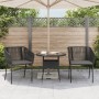 Gartensofas mit Kissen, 2 Stück, aus schwarzem Kunststoff-Rattan. von , Gartenstühle - Ref: Foro24-369102, Preis: 154,69 €, R...