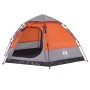 Zeltkabine für 4 Personen, schnelles Öffnen, grau orange von , Zelte - Ref: Foro24-4005337, Preis: 102,34 €, Rabatt: %