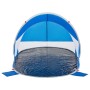 Beach tent for 2 people, waterproof, quick opening, blue. by , tents - Ref: Foro24-4004158, Price: 40,27 €, Discount: %