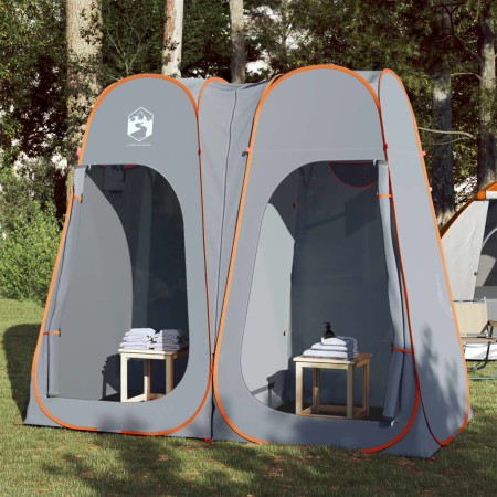 Waterproof gray and orange pop-up privacy tent shop by , tents - Ref: Foro24-4004139, Price: 104,33 €, Discount: %