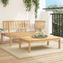 Gartensofa-Set aus 2 Massivholz-Palettensofas aus Akazienholz. von , Outdoor-Sofas - Ref: Foro24-365853, Preis: 189,30 €, Rab...