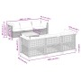 Gartensofa-Set, 7-teilig, mit grauen Polstern aus synthetischem Rattan von , Gartensets - Ref: Foro24-3261741, Preis: 583,20 ...