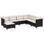 7-piece garden sofa set with black synthetic rattan cushions by , Garden sets - Ref: Foro24-3261935, Price: 537,42 €, Discoun...