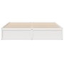 Solid white pine wood bed frame 180x200 cm by , Beds and slatted bases - Ref: Foro24-3282367, Price: 225,62 €, Discount: %