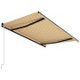 Yellow and white automatic retractable awning 400x300 cm by vidaXL, Awnings - Ref: Foro24-3055263, Price: 461,99 €, Discount: %