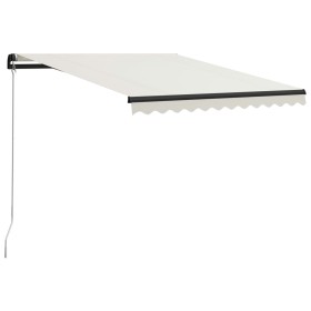 Cream-colored manual retractable awning 300x250 cm by vidaXL, Awnings - Ref: Foro24-3055185, Price: 201,88 €, Discount: %