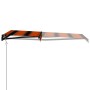 Retractable automatic awning in orange and brown, 300x250 cm. by vidaXL, Awnings - Ref: Foro24-3055259, Price: 361,90 €, Disc...