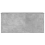 Storage box made of gray concrete engineered wood, measuring 100x42x46 cm. by , Storage trunks - Ref: Foro24-840663, Price: 9...