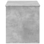 Storage box made of gray concrete engineered wood, measuring 100x42x46 cm. by , Storage trunks - Ref: Foro24-840663, Price: 9...