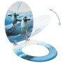 Toilet seat with MDF lid penguin design by vidaXL, Toilet and bidet seats - Ref: Foro24-146910, Price: 37,99 €, Discount: %