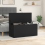 Engineered wood storage box in black, 100x42x46 cm by , Storage trunks - Ref: Foro24-840661, Price: 94,02 €, Discount: %