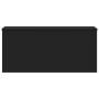 Engineered wood storage box in black, 100x42x46 cm by , Storage trunks - Ref: Foro24-840661, Price: 94,02 €, Discount: %