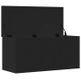 Engineered wood storage box in black, 100x42x46 cm by , Storage trunks - Ref: Foro24-840661, Price: 94,02 €, Discount: %