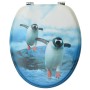 Toilet seat with MDF lid penguin design by vidaXL, Toilet and bidet seats - Ref: Foro24-146910, Price: 37,99 €, Discount: %