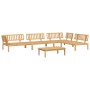 Garden pallet sofa set, 5 pieces, solid acacia wood. by , Outdoor sofas - Ref: Foro24-3209312, Price: 528,09 €, Discount: %