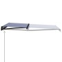 Toldo automático retráctil azul y blanco 400x300 cm de vidaXL, Toldos - Ref: Foro24-3055262, Precio: 461,91 €, Descuento: %