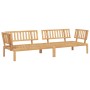 Corner garden pallet sofas, 2 units, solid acacia wood. by , Outdoor sofas - Ref: Foro24-3209306, Price: 274,05 €, Discount: %